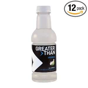 Greater Than Coconut Water Sports Drink, Original, 20 Ounce Bottles 
