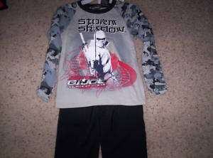GI Joe Storm Shadow 2 Piece Outfit Shirt Top Size 4 5  