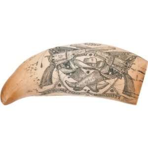  Scrimshaw Artwork Knives 17 Whales Tooth Turnage Place 