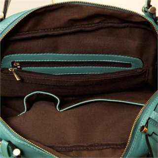 Fashion Womans PU Leather Shoulder Bag Retro Handbag Tote Bag Free 