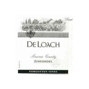  2006 Deloach Zinfandel Forgotten Vines 750ml Grocery 