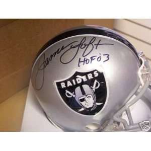  James Lofton Hof 03 Oakland Raiders Signed Mini Helmet 