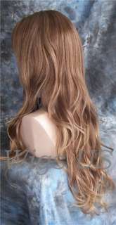 Wigs Auburn & Blonde mix Side Part Extra Long Wig US Seller  