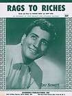 rags to riches tony bennett photo 1953 vintage shee one