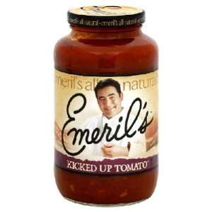 Emerils, Pasta Sce Kicked Up Tomat, 25 Ounce (6 Pack)  