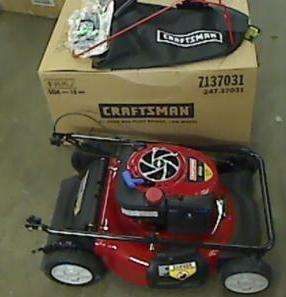 Craftsman 190cc* Low Wheel Rear Bag Push Mower  
