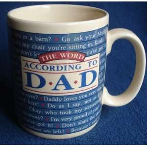  Dad Mug The World According to Dad 