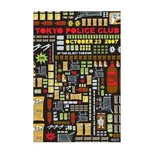  TOKYO POLICE CLUB   Limited Edition Concert Poster   by 