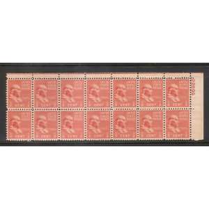 Stamps US Benjamin Franklin Scott 803 Very Fine MNH Block 