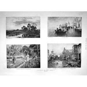  1892 Twenty Pages Art Landscape People Gardens Holbeach 