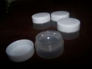 Natural Jar w/Lid for Lip Balms, samples, ect  