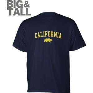  California Bears Navy Fan Arch Big & Tall T Shirt Sports 