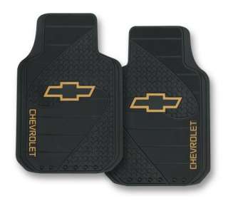 Chevy Factory Style Trim To Fit Molded Front Floor Mats   Set of 2 