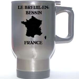  France   LE BREUIL EN BESSIN Stainless Steel Mug 