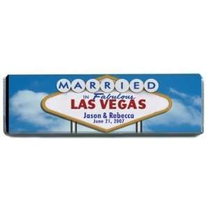  Wedding Chocolate Bars   Vegas Theme with Background