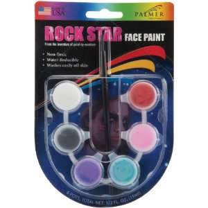  Washable Face Paint Mini Pots Rock Star
