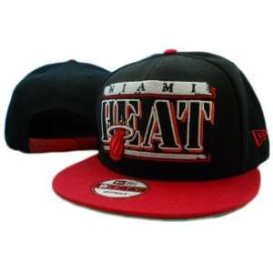  2011 NBA Miami Heat Black Snapback Hat