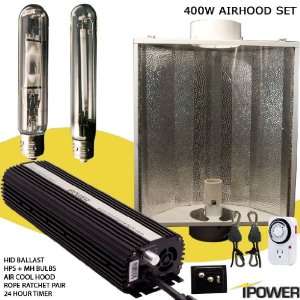 Grow Light System with Air Cooled Hood. Best 400 watt hydroponic grow 