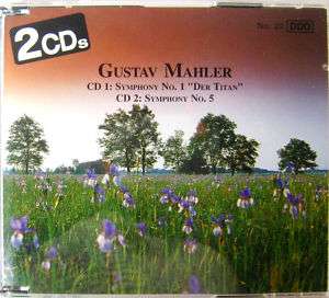 Gustav Mahler Symphony No.1 Classical music Audio CD 036244907126 