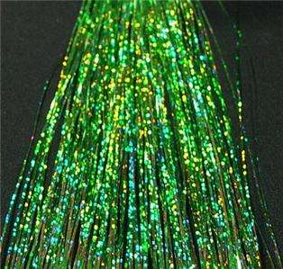 1,400 STRANDS(7 PACK) 20 OF SPARKLE SILK HAIR TINSEL  