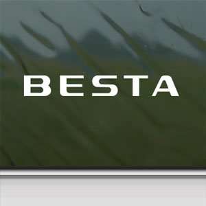Nissan White Sticker BESTA GT R GTR S15 S13 350Z Laptop Vinyl White 