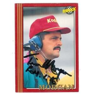 Tim Morgan Autographed/Hand Signed Trading Card (Auto Racing) 1992 