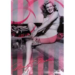  Tin Sign   Marilyn Monroe Pink