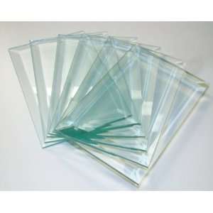  Clear Glass Bevels   4 x 6 Rectangles   Pack of 6 Arts 