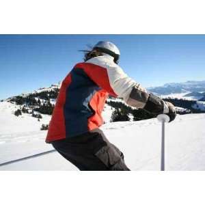  Skifahrerin in Bewegung   Peel and Stick Wall Decal by 