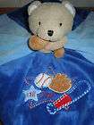 okie dokie all star teddy bear baseball baby blanket lovey