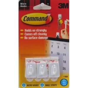  Command Hooks Adhesive Micro, 3 Count (10 Pack) Health 
