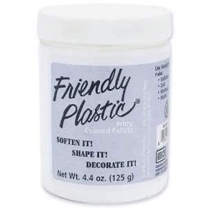  Friendly Plastic Pellets 4.4 Ounces Ivory