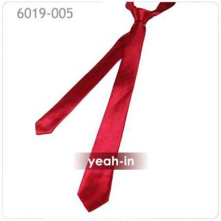 NEW MENS Super narrow Skinny Neckties Ties tie 6019  