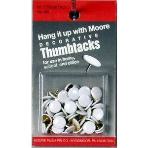  WHITE  THUMBTACKS 