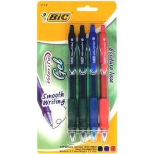 BIC Pens Velocity Gel Retractable,4 count (3 Pack) Health 