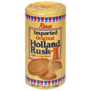 Reese Holland Rusk Light, Crisp Toast, 3.5 oz, 12 ct (Quantity of 2)