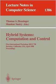 Hybrid Systems Computation and Control First International Workshop 