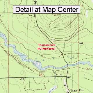   Topographic Quadrangle Map   Thomaston R, Michigan (Folded/Waterproof