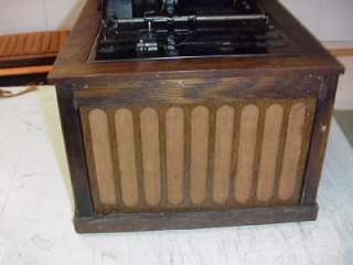 Antique Thomas Edison Amberola # 30 Cylinder Phonograph Works  