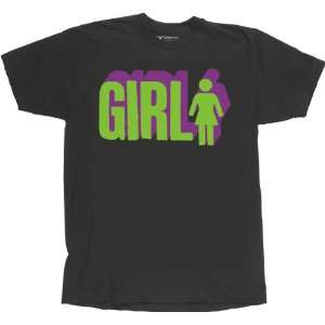  Girl T Shirt Big Girl 3D [Large] Charcoal Sports 