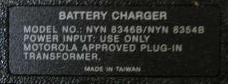 New Motorola Minitor IV Pager Battery Charger NYN8346  