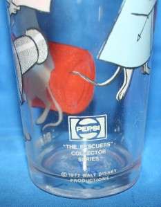 The Rescuers Collector Series Bianca Disney Glass 1977  
