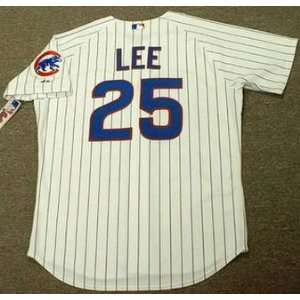  DERRICK LEE Chicago Cubs AUTHENTIC Majestic Home Baseball 