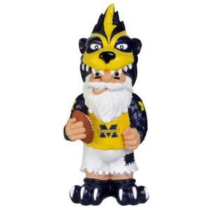 UM Michigan Wolverines Thematic NCAA Team Garden Gnome  