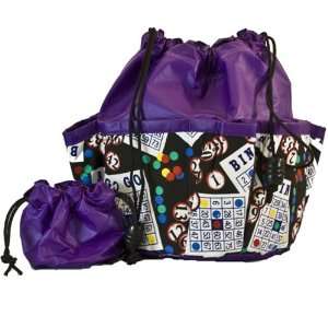  Bingo Dauber Bag   Cards #1 Design   Purple Toys & Games