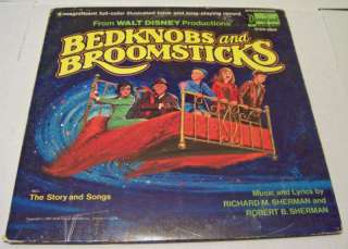 Bedknobs Broomsticks Story Disneyland Book LP Record L1  