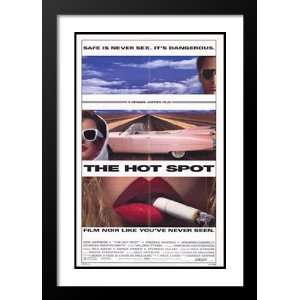  The Hot Spot 20x26 Framed and Double Matted Movie Poster 