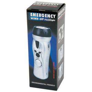   Bulk Lot (24) Emergency Wind Up Hand Crank Radio LED Flashlight Alarm