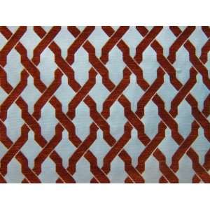  57 Wide Zara Truffle Geometric Chenille Fabric by the 