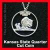 Kansas Cut Coin Jewelry by Colin at The Cut Coin Store